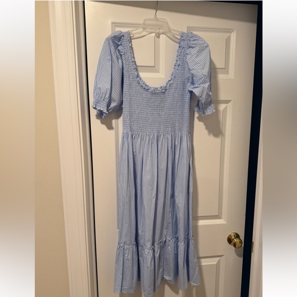 Hill House Blue Gingham Louisa Nap Dress